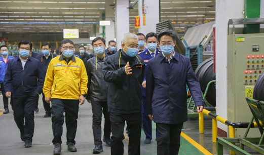 河南焦作市委副書記、市長李亦博，市委常委、常務副市長郭鵬等進行現場調研